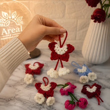 Handmade Crochet Cherry Hair Tie | Cute Cherry Crochet Hair Accessory | Love Craft Gifts™