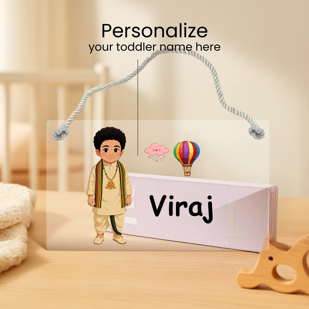 Customized Himalaya Baby Care Gift Box with Name Tag | Personalized Newborn Gift Set | Love Craft Gifts