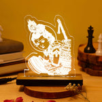 Bal Krishna LED Car Dashboard Lamp – Premium Acrylic Lord Krishna Dashboard Light for Car Interior, Home Temple Decor & Spiritual Gift | LoveCraftGifts™