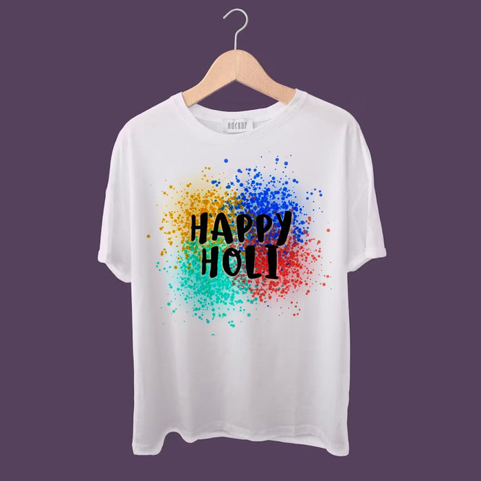 Holi Special Custom T-shirts | Love Craft Gifts