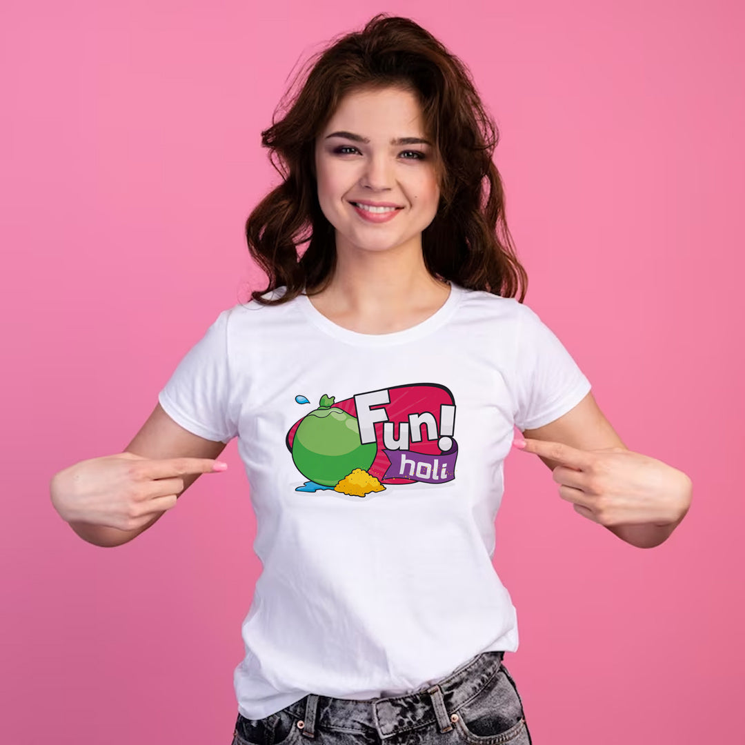 Holi Special Custom T-shirts | Love Craft Gifts