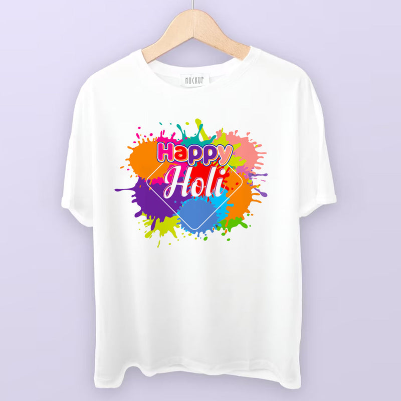 Holi Special Custom T-shirts | Love Craft Gifts