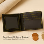 Personalized Classic Leather Wallet – Vibrant Colors | Love Craft Gifts