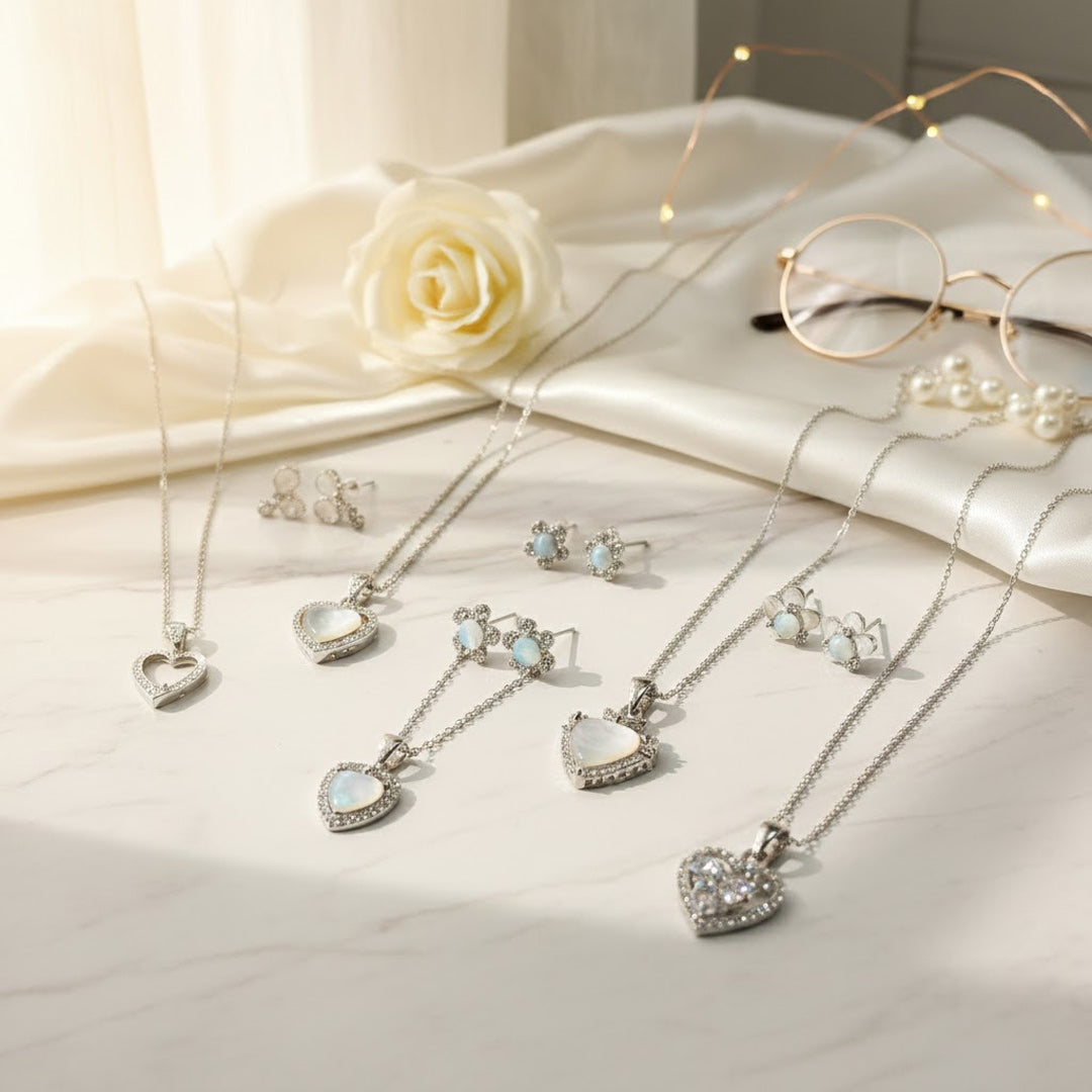 Personalized 12 Jewellery Set Gift Box with Name & Illustration | Love Craft Gifts