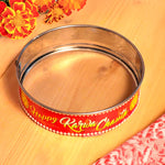 Personalized Karwa Chauth Pooja Set with Music & Light Thali | Love Craft Gifts