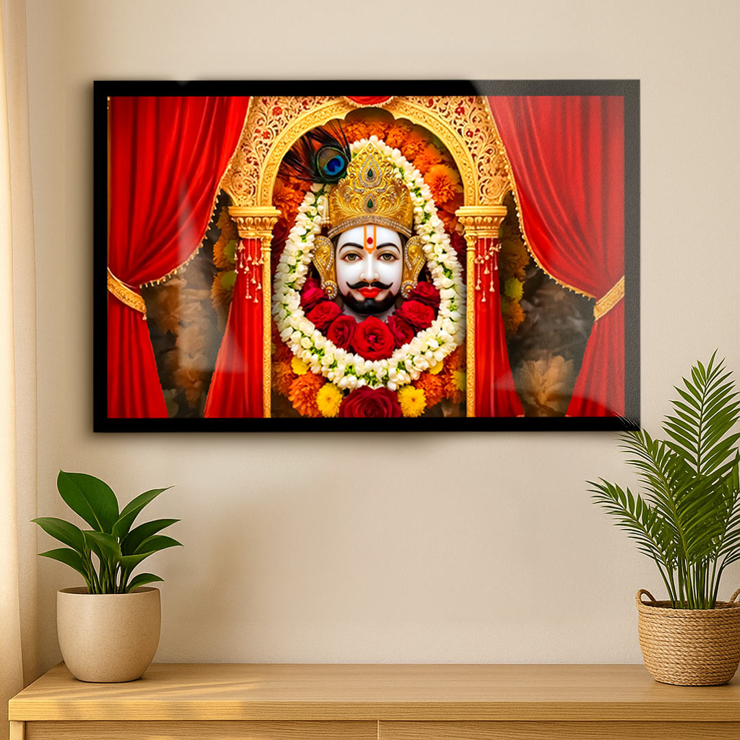 Khatu Shyam Ji Wall Frame | 24×36 inch | Love Craft Gifts