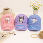 Cute Kids Cartoon Character Mesh Cap – Kuromi, Melody, Cinnamoroll (Adjustable & Breathable) | Love Craft Gifts