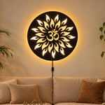 ॐ LED Backlit Wall Light for Pooja Room | Love Craft Gifts™