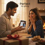 Personalized Bluetooth Speaker with Custom 3-Image Print | LED Wireless Speaker Gift | Love Craft Gifts