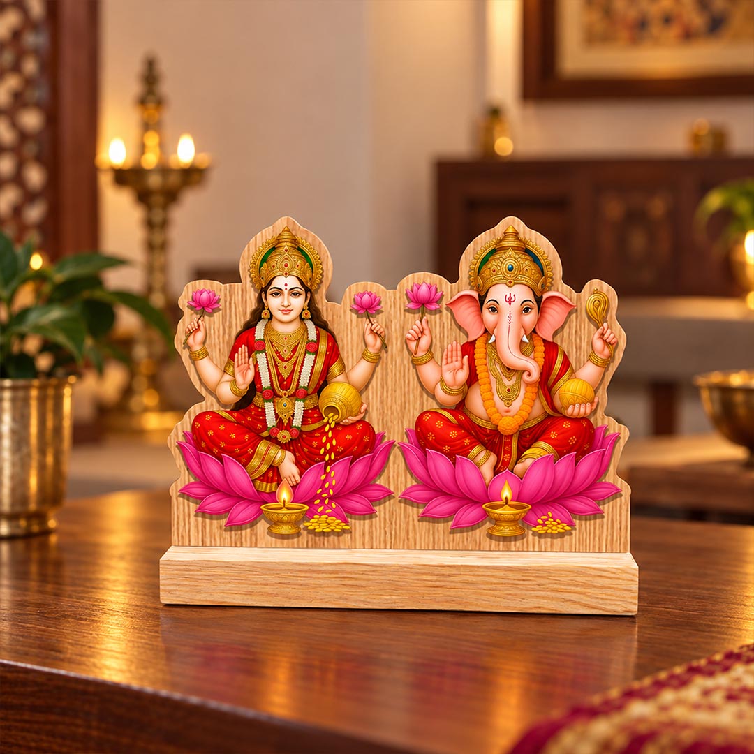 Lakshmi Ganesh Devotional Tabletop Display | Love Craft Gifts™