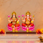 Lakshmi Ganesha Decorative Plaque | Diwali Puja Home Décor & Festive Gift | 6x7" | Love Craft Gifts™