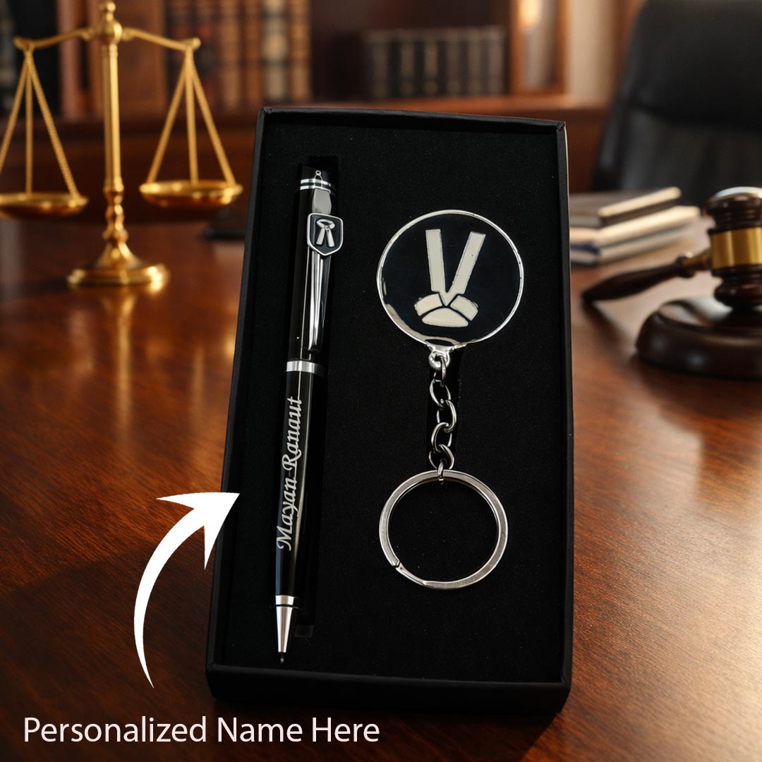 Personalized Advocate Pen & Keychain Gift Set | Love Craft Gifts