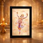 Shri Ram Bhakt Hanuman Ji Dancing Wall Frame (8×12 Inch) | Love Craft Gifts