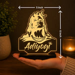 Adiyogi LED Car Dashboard Lamp – Premium Acrylic Shiva Dashboard Light for Car Interior Decor, Spiritual Gift for Shiv Bhakts & Divine Travel Companion | LoveCraftGifts™