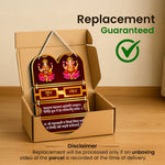 Shubh Labh Lakshmi–Ganesh Wall Hanging | 10×15 inch Premium Door/Wall Decor