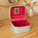 Personalized Blue & Beige Jewellery Storage Box | Love Craft Gifts