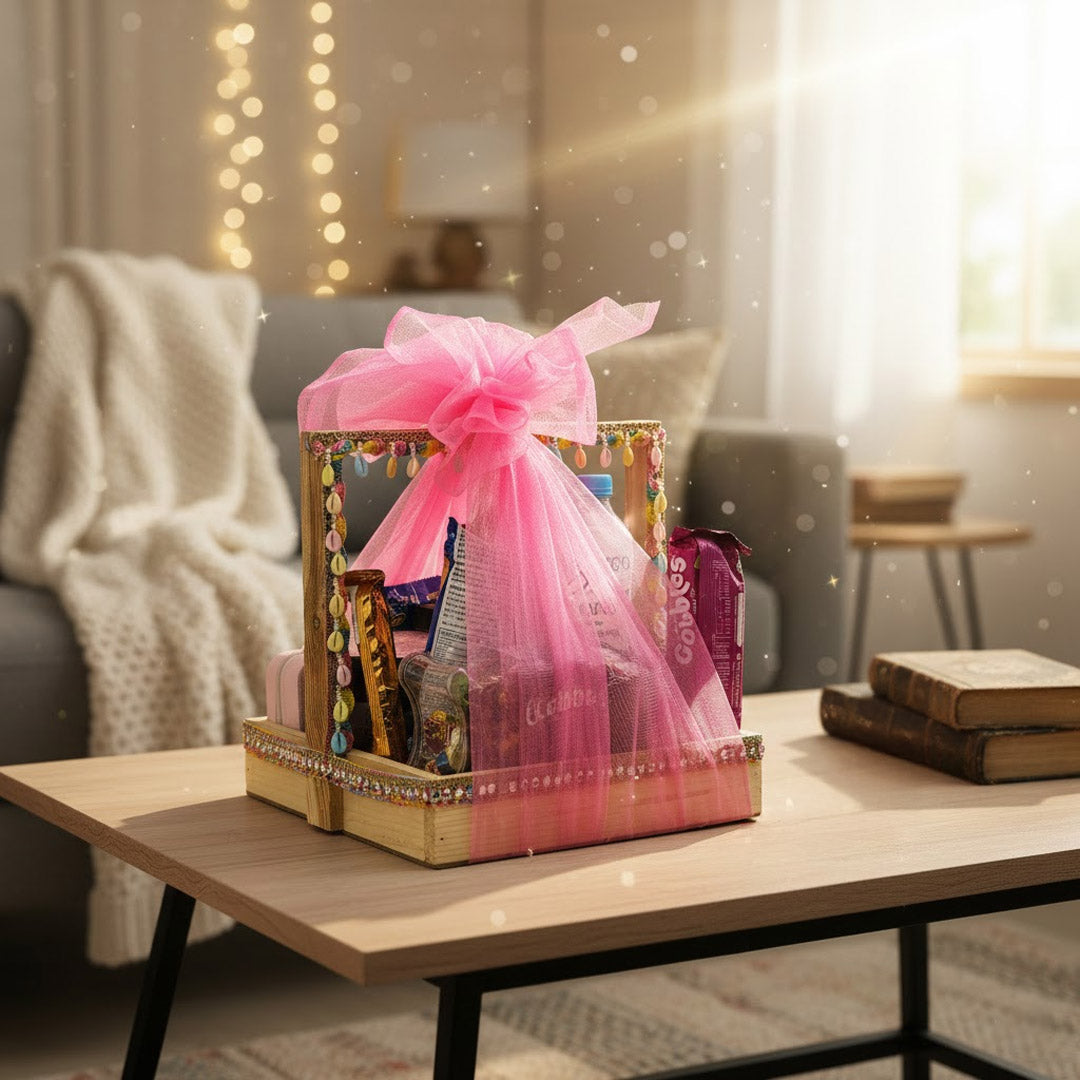 Luxury Personalized Gift Hamper for All Occasions (Snacks + Perfumes + Sweets) | Love Craft Gifts