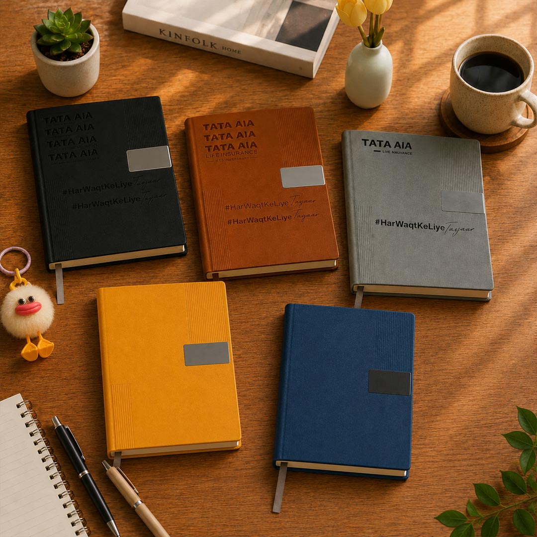 Personalized Executive Diary with Custom Text Engraving | Premium Hardbound Journal Gift for Professionals, Office Use & Corporate Gifting - A5 | Love Craft Gifts™