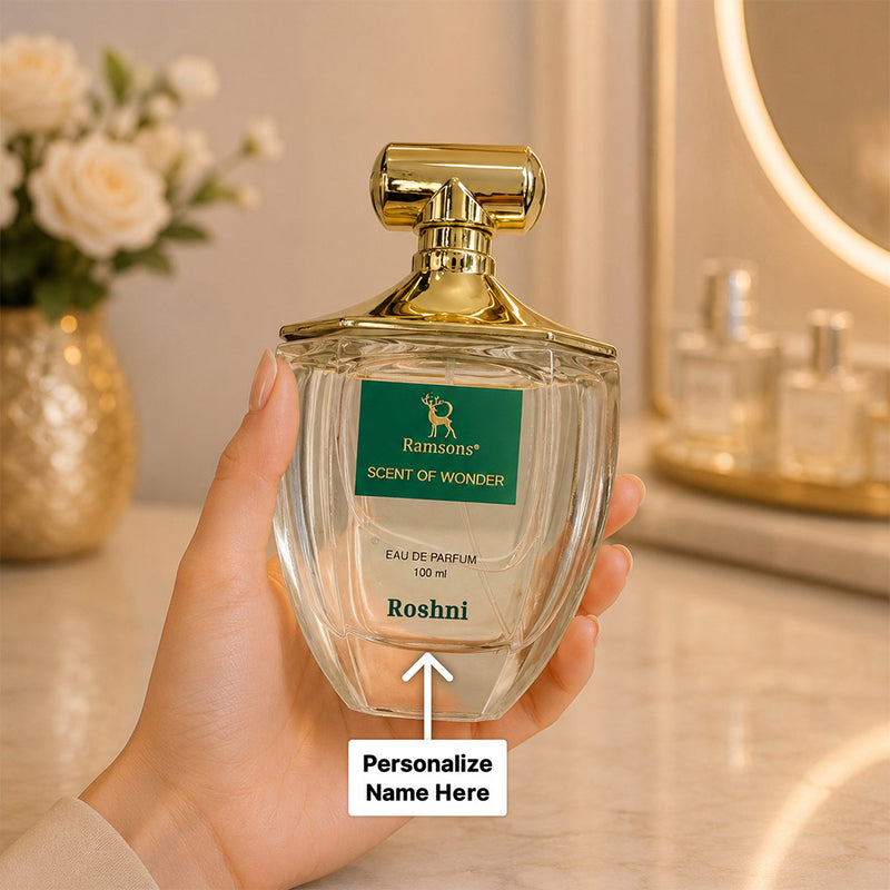 Personalized Ramsons Scent Of Wonder Eau De Parfum with Custom Name | Luxury Perfume Gift for Women & Girls - 100ml | Love Craft Gifts™