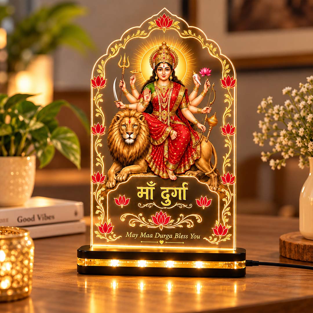 Maa Durga Blessings Lamp | Love Craft Gifts™