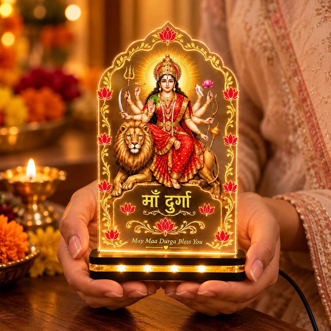 Maa Durga Pooja Room Light Décor | Love Craft Gifts™