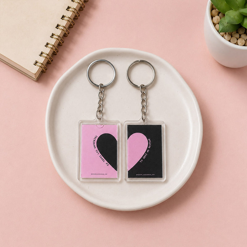 Matching Love Keyrings for Couples | Love Craft Gifts™