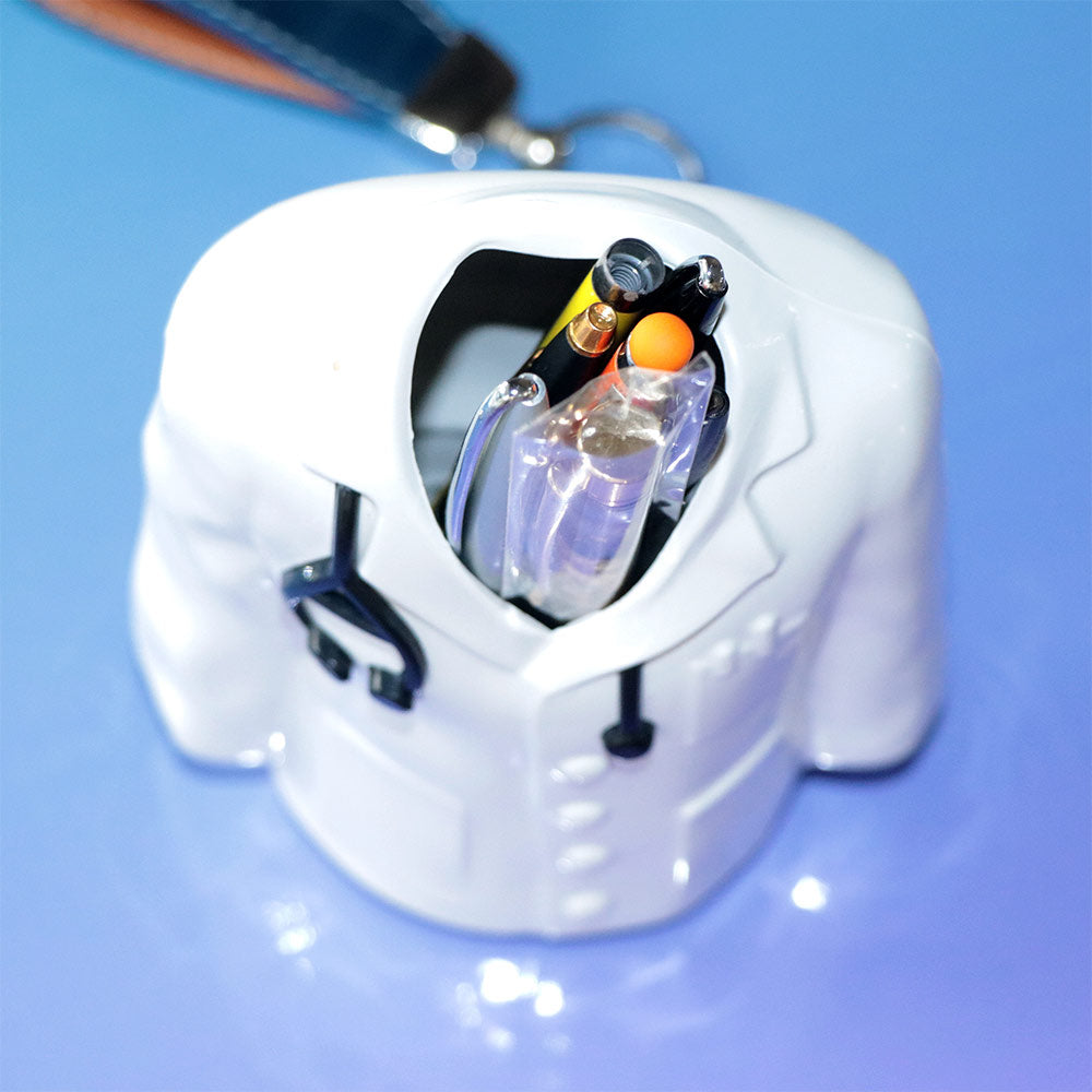 Personalized Doctor Coat Pen Stand with Name – Custom Medical Table Organizer Gift | Love Craft Gifts