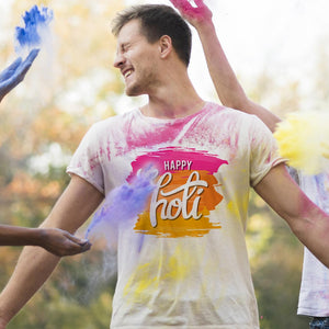 Holi Special Custom T-shirts | Love Craft Gifts