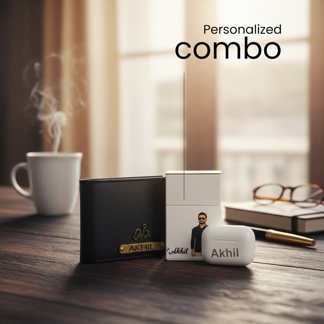 Personalized 3-in-1 Gift Combo for Him – Love Craft Gifts