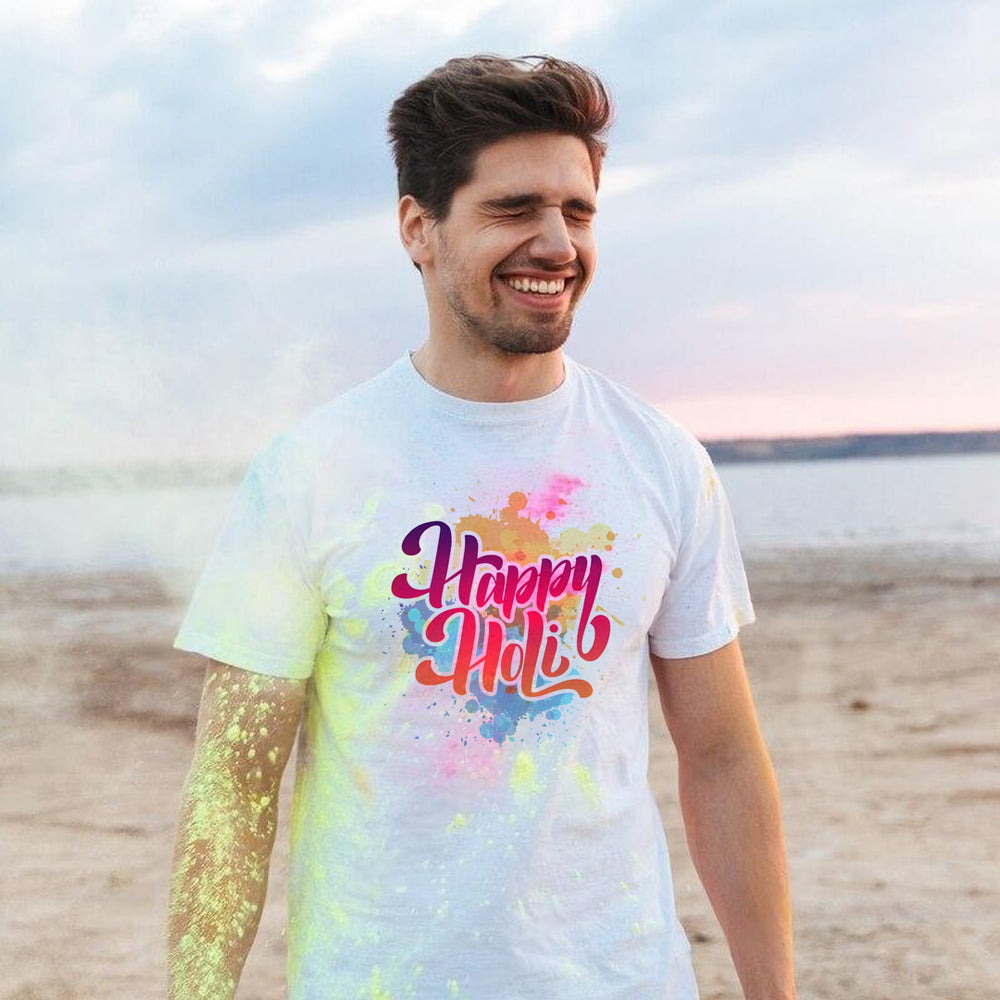 Custom Holi T-shirt 2025