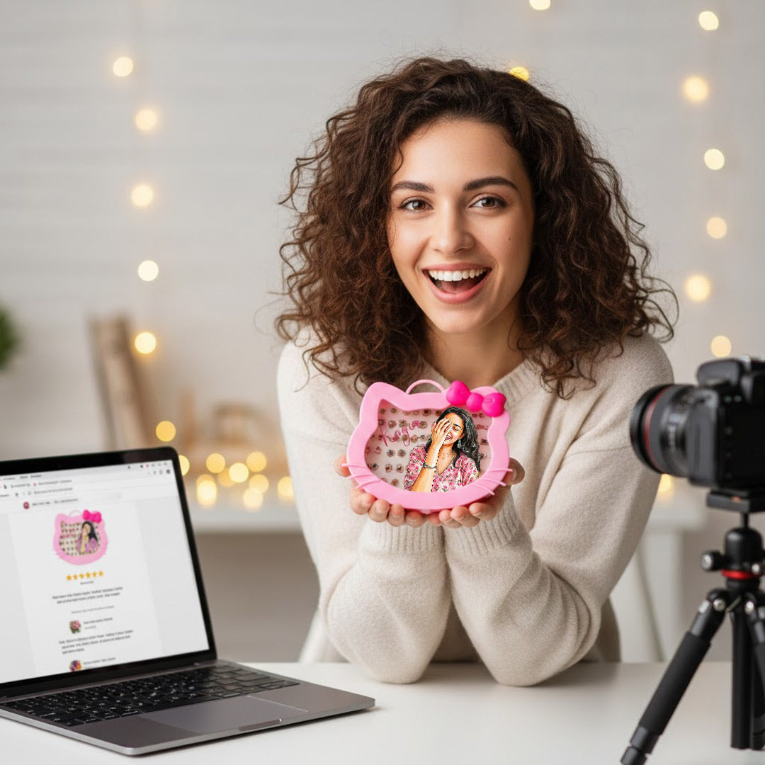 Personalized Kitty Ring Box with Name & Cartoon Illustration | Love Craft Gifts