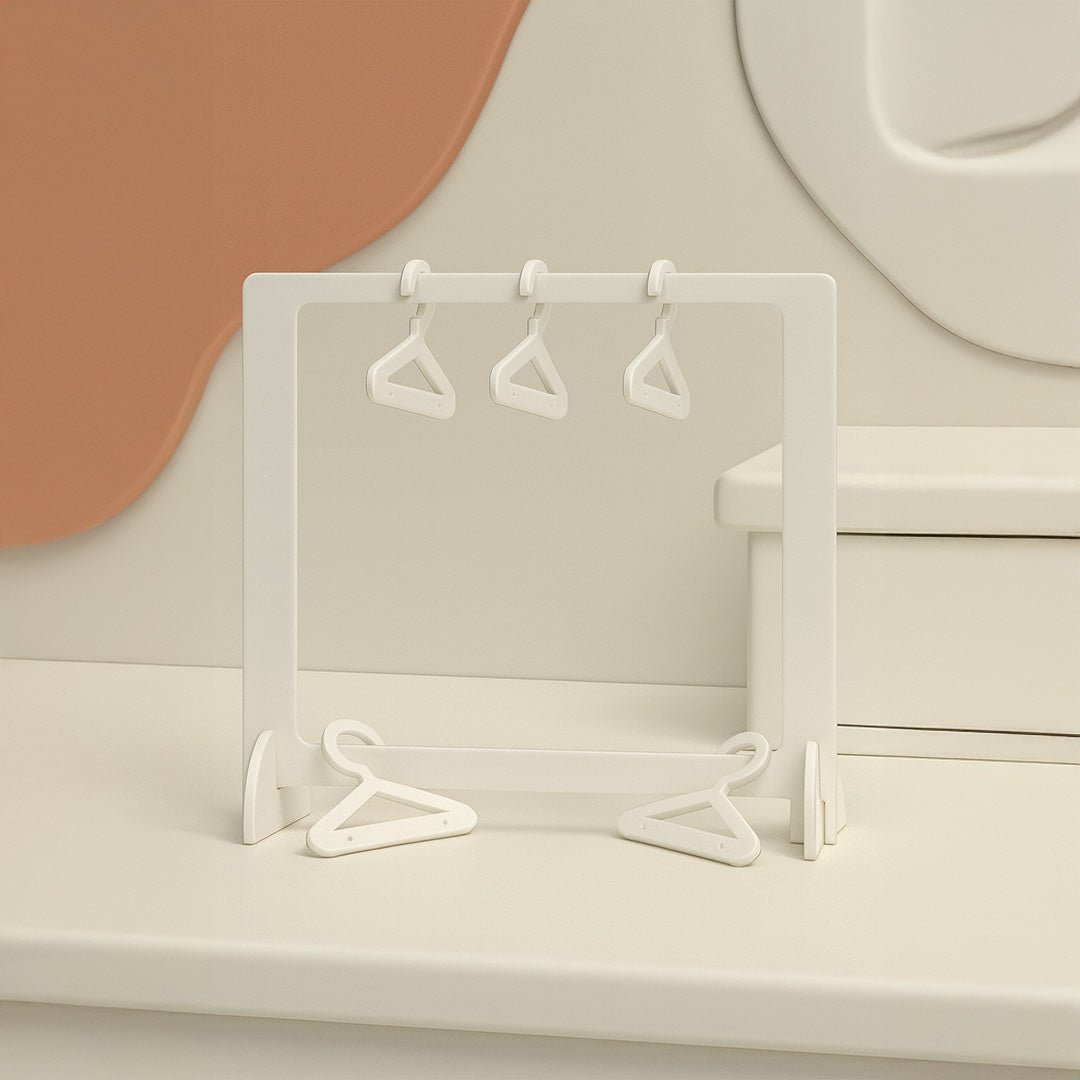 Mini White Acrylic Hangers with Stand | Love Craft Gifts