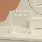 Mini White Acrylic Hangers with Stand | Love Craft Gifts