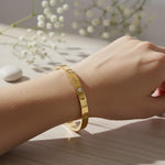 Personalized Initial Gold Bracelet for Women | Love Craft Gifts