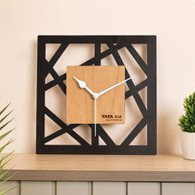 Personalized Geometric Wooden Wall Clock