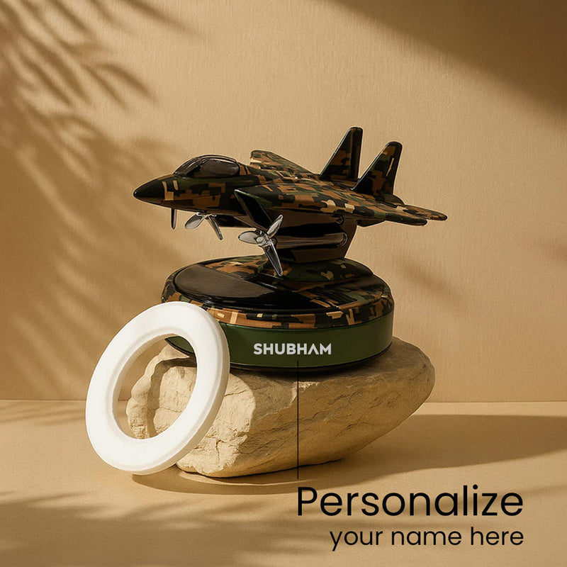 Personalized Fighter Jet Car Perfume | Camouflage Edition