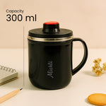 Personalized Mug  Lid  Black