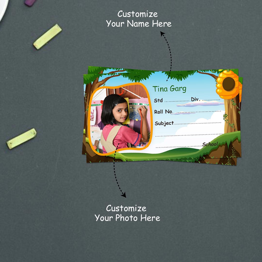 Customized School Labels With Name - love craft gift