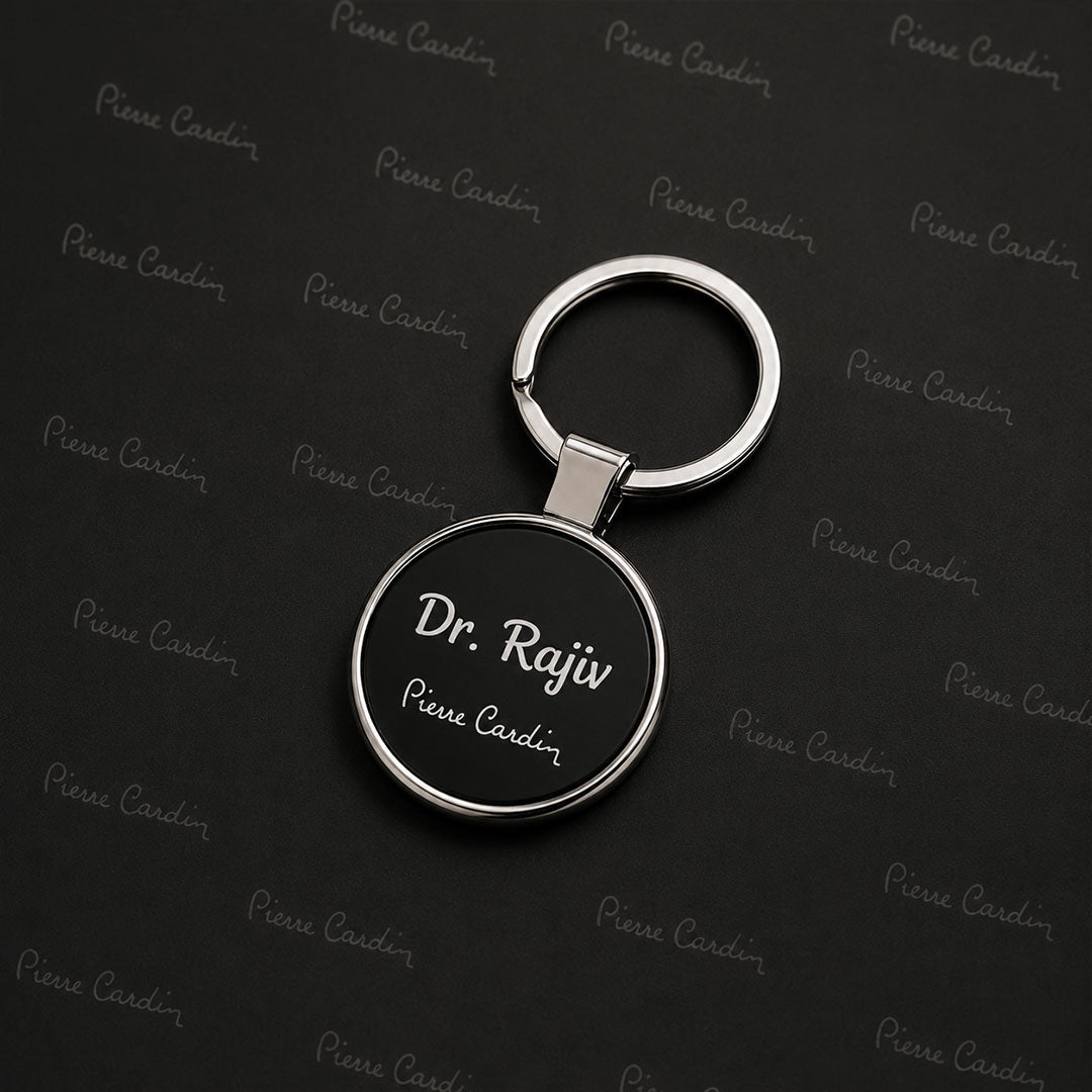 Name Engraved Pierre Cardin Glamour Gift Box | Premium Black Leather Gift Set | Love Craft Gifts™