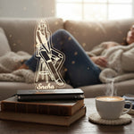 Personalized Name Acrylic LED Lamp (4 × 6 Inch) | Love Craft Gifts