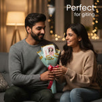 Personalized Jewellery Box Bouquet | Custom Name + Cartoon Illustration