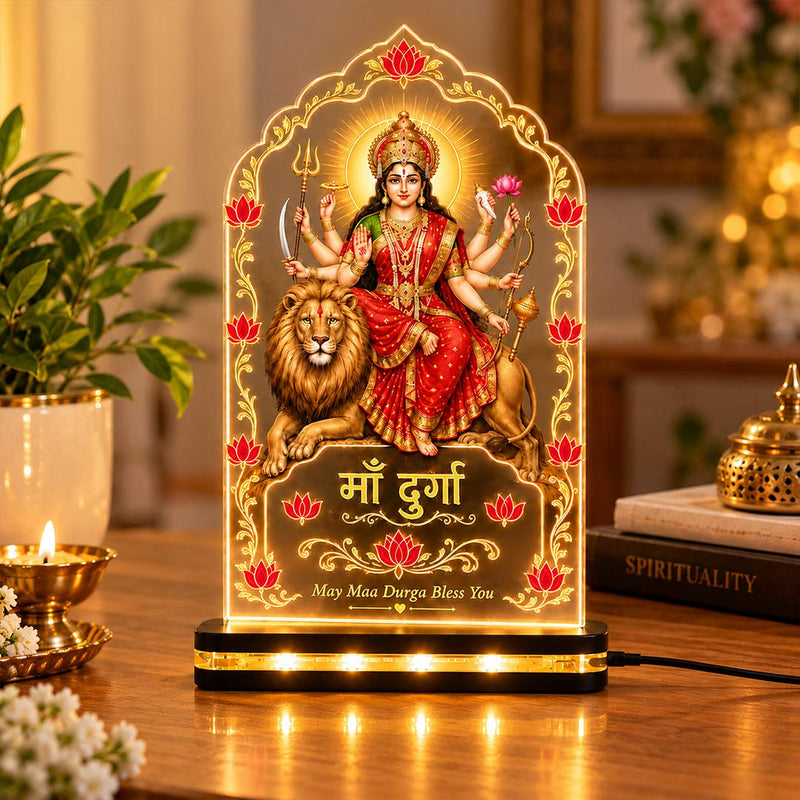 Navratri Maa Durga Light-Up Décor | Love Craft Gifts™