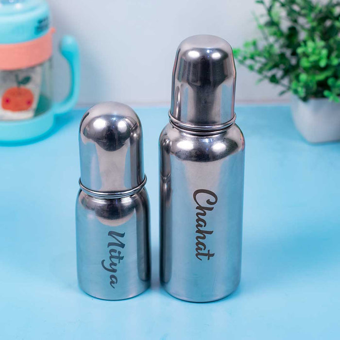 Personalized Kids Feeder / Stainless Steel Baby Bottle for Infant 