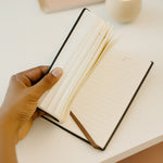 Personalized Black Pen & Black Notebook Combo | Love Craft Gifts
