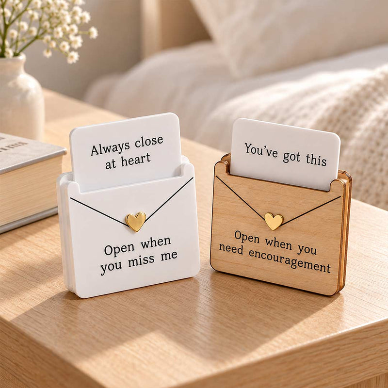 Open When You Miss Me & Need Encouragement Message Set 2.5x3" | Love Craft Gifts™