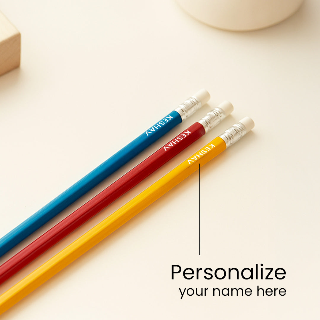 Personalized Space Journey Pencil Gift Set for Kids | Custom Name | Love Craft Gifts