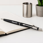 Customized Parker Matte Black Ball Pen – Refillable | Love Craft Gifts