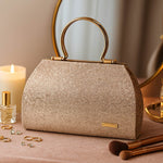 Luxury Champagne Gold Handbag for Women – Premium Party & Office Tote | Love Craft Gifts