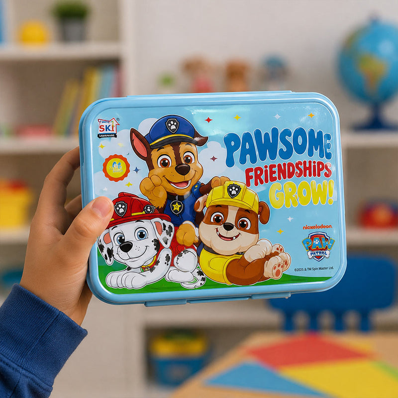 Personalized Paw Patrol Kids Lunch Box with Custom Name | Cute School Tiffin Gift for Kids - 550ml | Love Craft Gifts™