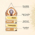 Buddha Inspirational Quote Wall Hanging (9x16 Inch) – Love Craft Gifts